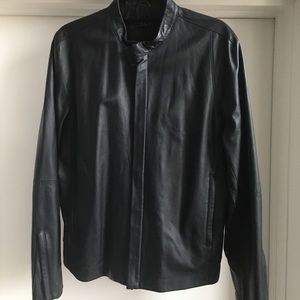 MENS Theory Lambskin leather Jacket